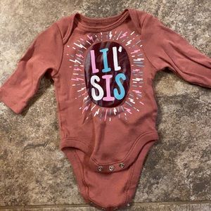 lil sis onesie - worn once